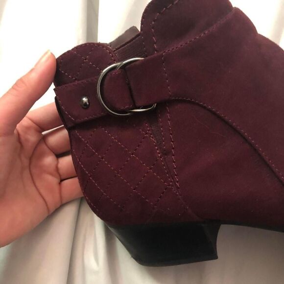 burgundy chunky boots from Unisa - Picture 5 of 6